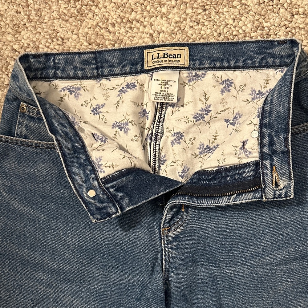 L.L. Bean Women's Blue Denim Jeans